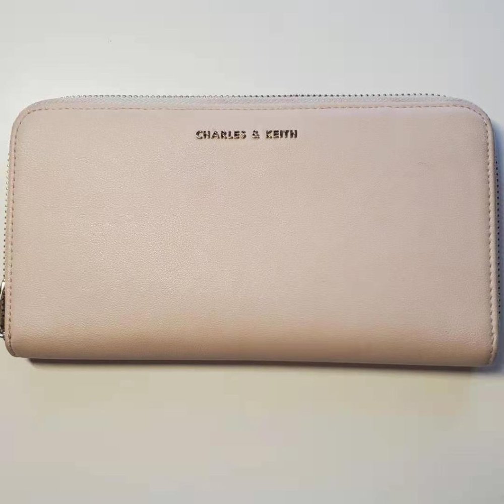 Charles Keith long wallet, used